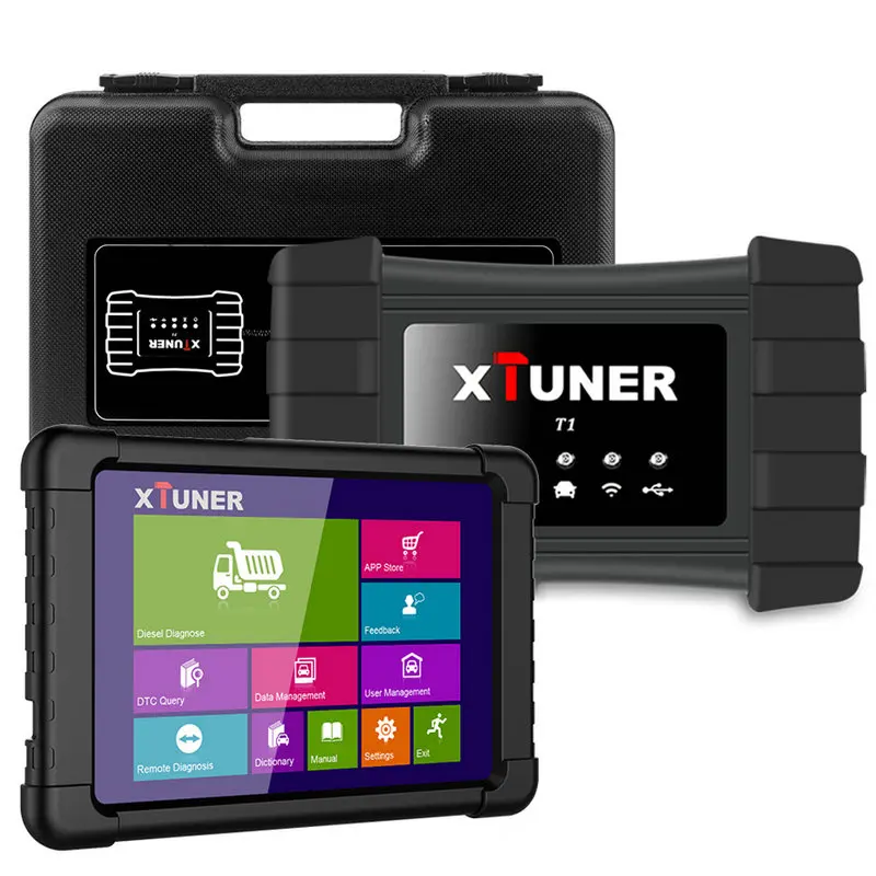 

Xtuner T1 Heavy Duty Truck Diagnostic Tool SRS ABS DPF EGR Reset For VOLVO MAN IVECO Truck Scan Tool Xtuner Diesel OBD2 Scanner