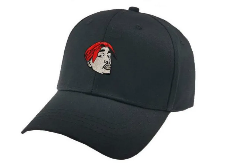 Бейсболка Tupac Shakur 2pac Dad, вышитая бейсбольная кепка с рисунком K Pop Snapback, Мужская шапочка из спандекса, бейсболка в стиле хип-хоп, Прямая поставка