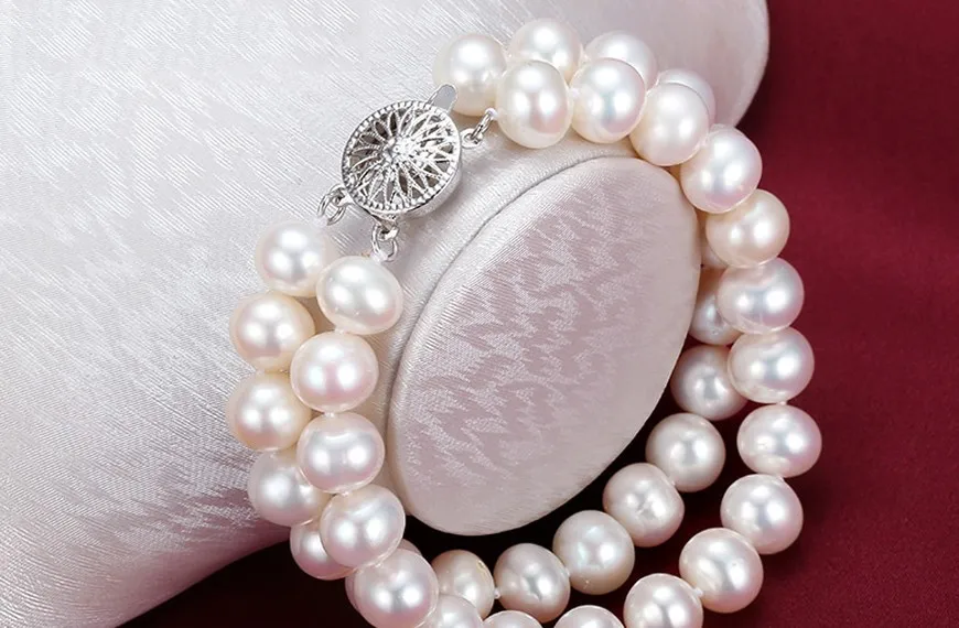 double pearl bracelet  (1)