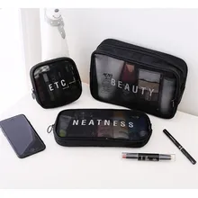 Women Travel Cosmetic Bag Casual Zipper Make Up Transparent Makeup Case Organizer Storage Pouch Toiletry Beauty Wash Kit Bags women travel cosmetic bag fashion diamond lattice zipper make up bag wash kit bags makeup organizer storage beauty toiletry case