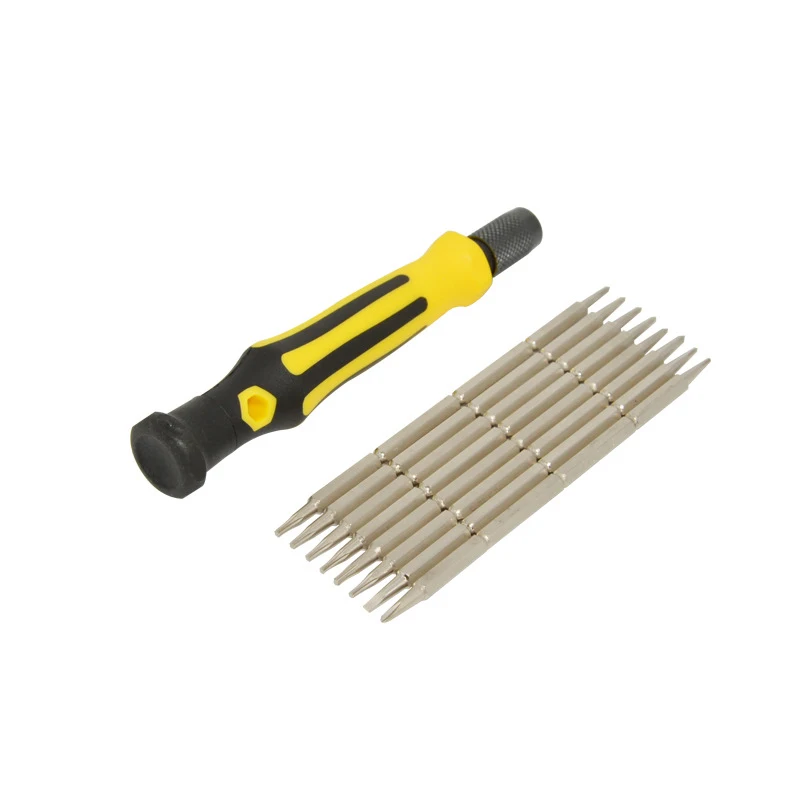 

9 In 1 Precision Phillips Slotted Torx Y-Type Triangle U Shaped watch Screwdriver Set for Phone iPad Pc hardware Hand Tools Kit
