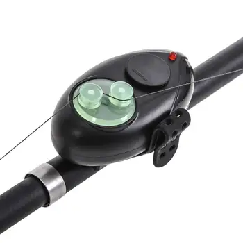 

NEW Electronic Sensitive Fish Bite LED Light Sound Fishing Alarm Buzzer Indicator