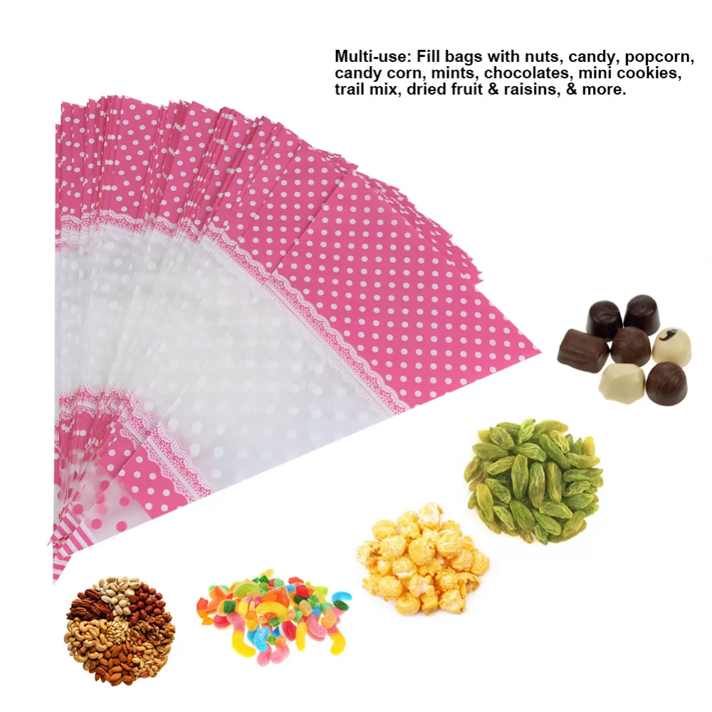 Buy 50 Piece Clear Treat Popcorn Bags Treat Bags