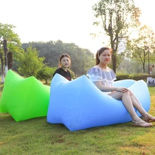 Fast Inflatable lazy sofa bag Laybag Camping Air Sofa Sleeping Bag Portable lazy bag Beach Lounge Bed Chair Nylon sofa Lounger
