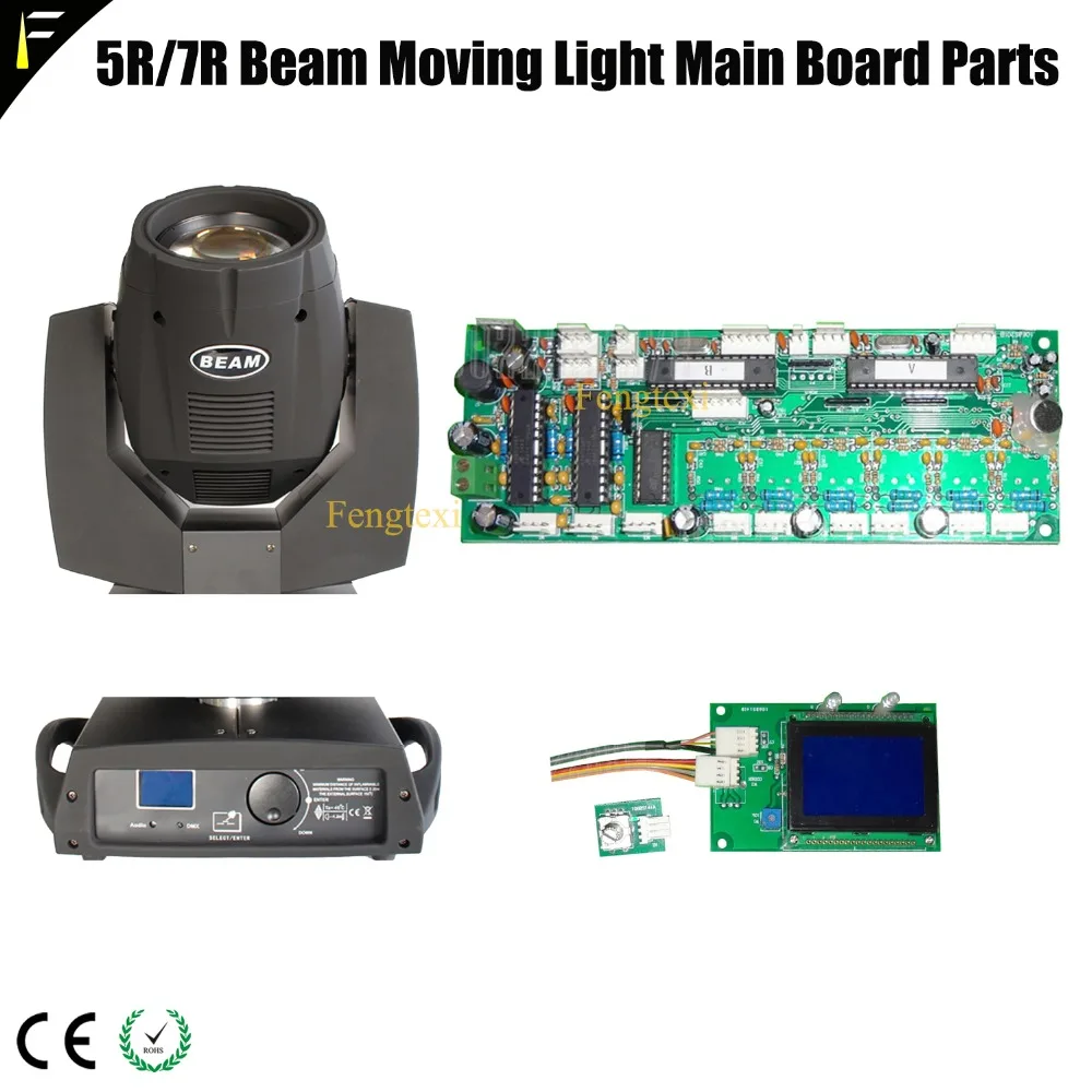 Goedkoop 5R 7R 200 w Beam Moving Head Licht Sharpy 16CHS Programma Main board Display Onderdeel Fit R7 230 PCB Beam Moeder Display Board