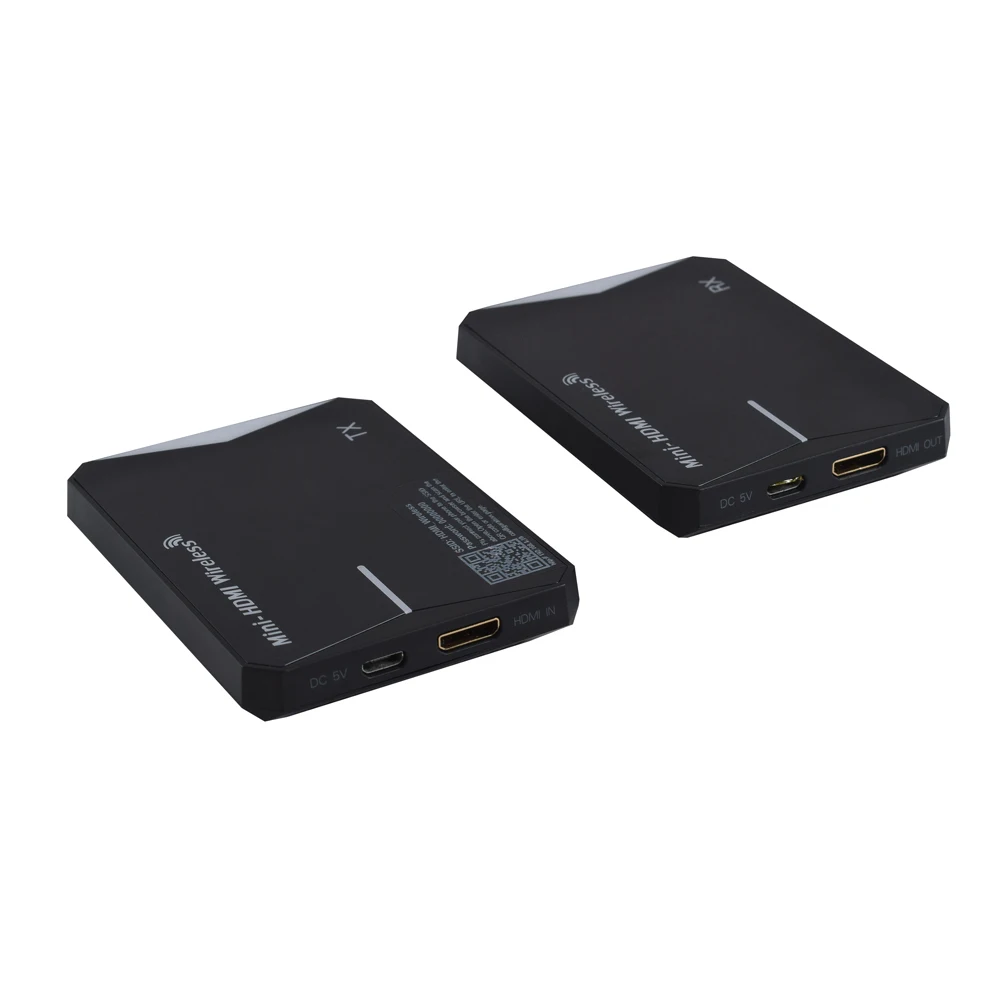 

2.4G/5GHz Dual Frequency 1080P mini wireless hdmi ir extender up to 60m/196FT for HDTV Laptop PC Blu-Ray etc, support USB powe