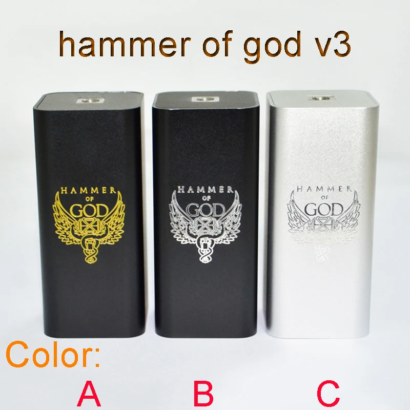 Механический бокс-мод Hammer of God V3 электронная сигарета с большой мощностью