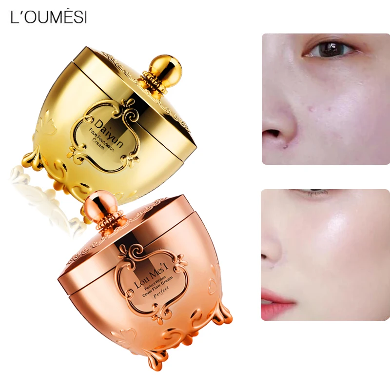 

Loumesi face foundation face primer face concealer cream Eye Dark Circles Cream Face Corrector Waterproof Make Up Base