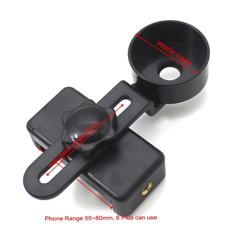 تلسكوب الهاتف محول التصوير موصل حامل مناسبة ل 41 مللي متر عيار أحادي مناظير