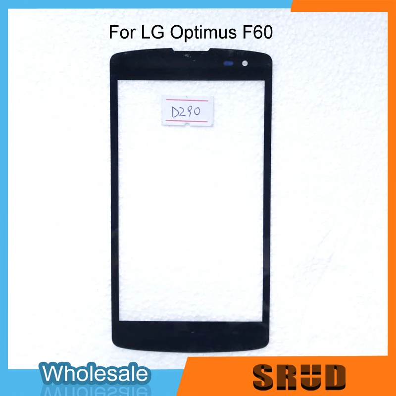 

10Pcs/Lot Top Replacement LCD Outer Lens Glass Front Screen Panel For LG L Fino F60 D392 D290 D290N D295 D390 Front Glass Lens
