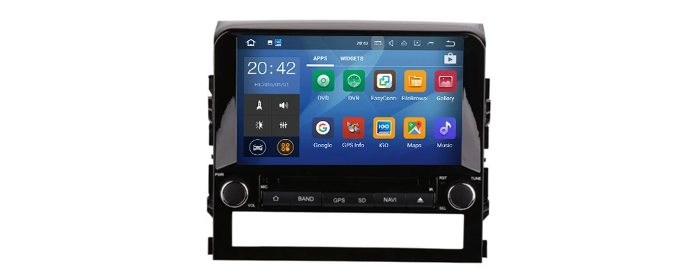 Авто Радио 2 Din Автомобильный dvd-плеер на основе Android для Toyota Land Cruiser LC200 gps Навигация BT Wifi карта мультимедиа