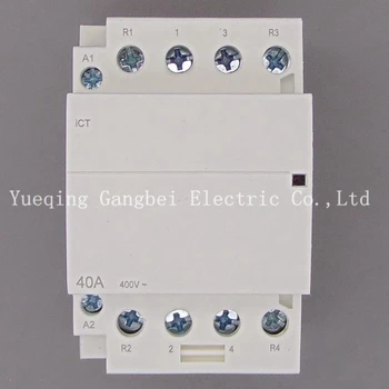 

iCT 4P 40A 2NO 2NC 220V/230V 50/60HZ Din rail Household ac contactor