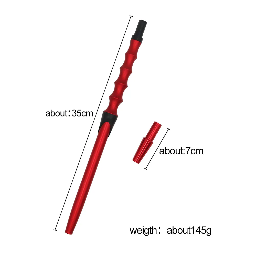 1 комплект 35 см кальян из алюминиевого сплава бамбуковый шланг комплект мундштука для Dia. 12 мм силиконовый шланг Sheecha/Chicha/Narguile аксессуары