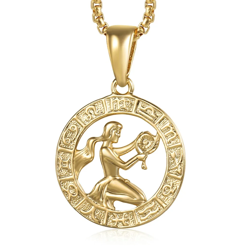 Gold Pendant Necklace 