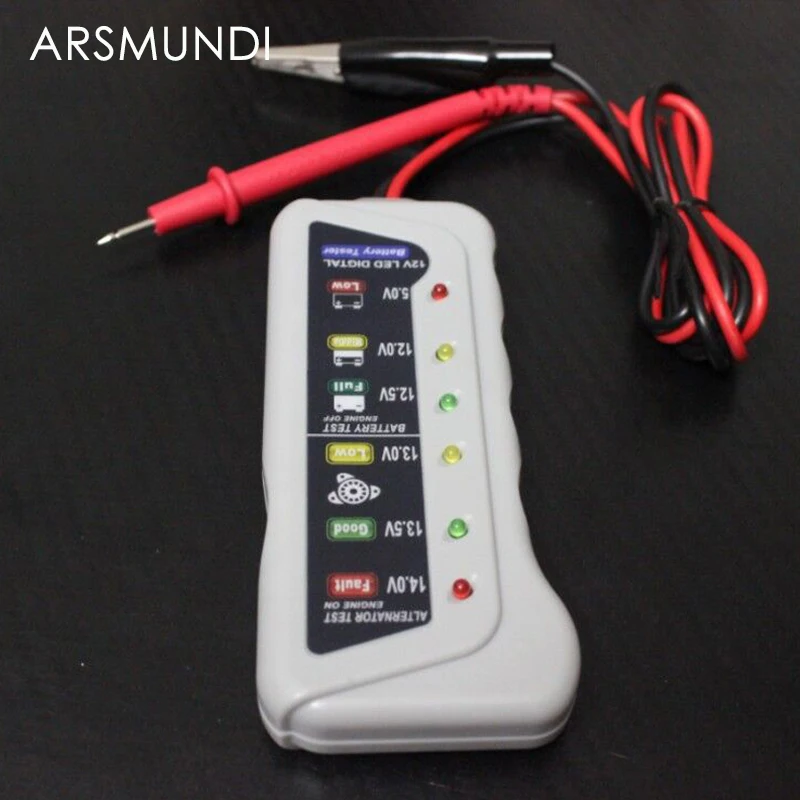 Car Vehicle Battery Diagnostic Tool 12V Digital Battery / Alternator