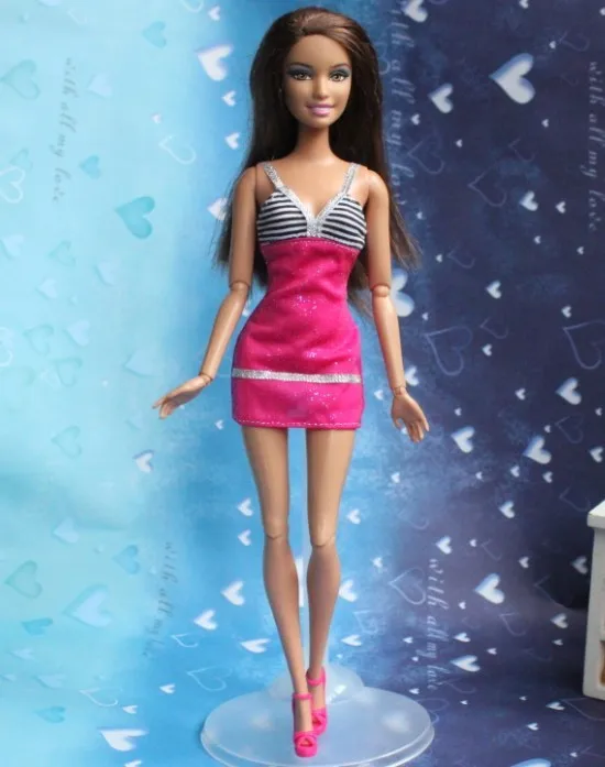 New Sexy Casual Fashion Dress Clothes Gown For Barbie Dolls Free 