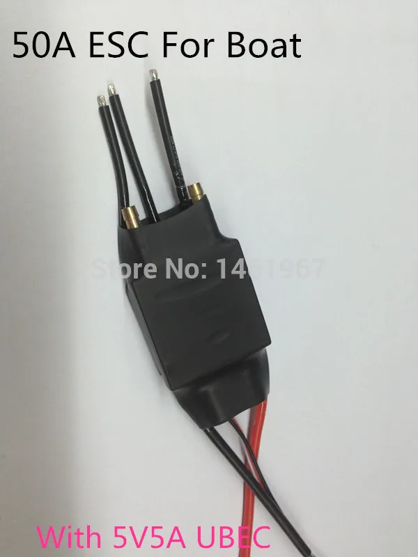 

2pcs/lot 50A Boat Water Cooling ESC (Electronic Speed Controller) For RC Boat