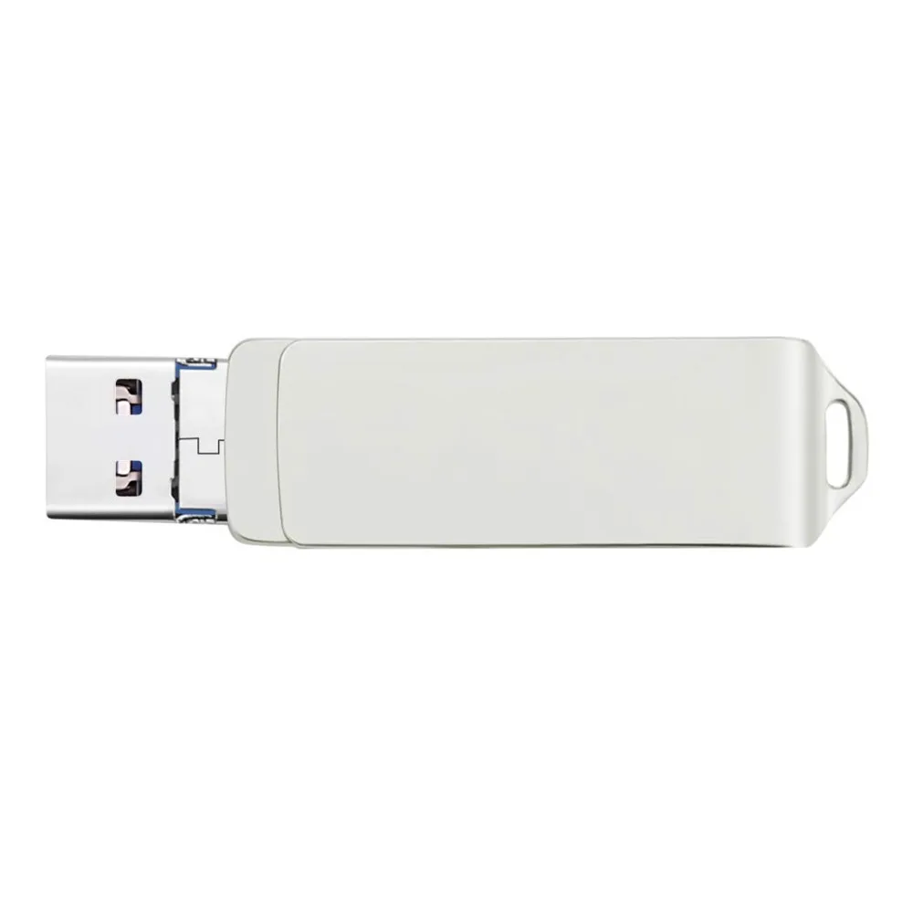 Флеш USB 3,0 para 32G iPhone 3 en 1 OTG Jump Drive, 64G 128G 256G Memoria externa Micro USB para iPad, iOS, Android, PC