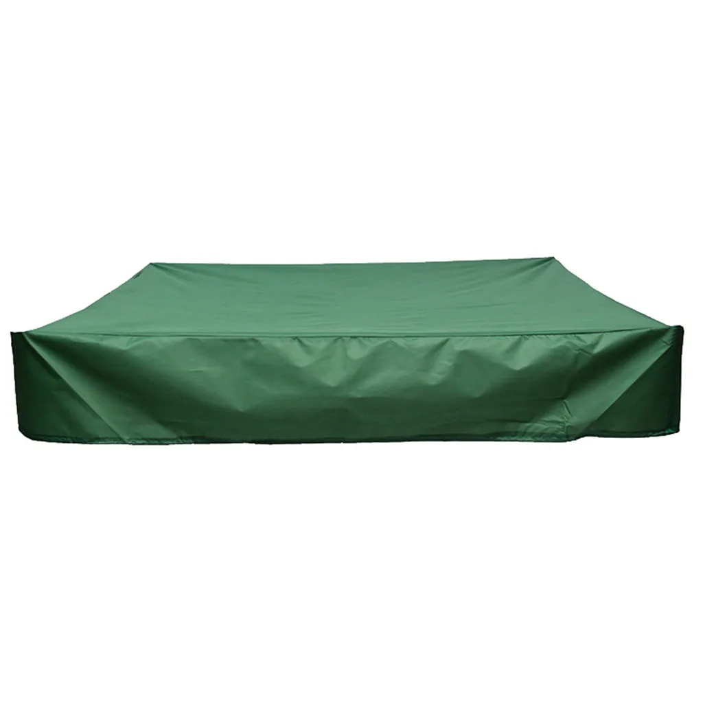 Квадратный зеленый водонепроницаемый Зонт песочница крышка с шнурком водонепроницаемый пылезащитный зеленый ткань Оксфорд@ 30