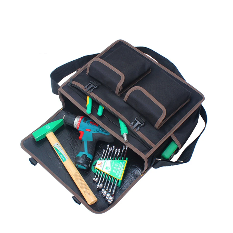 

Multifunctional Oxford cloth bag hardware tool backpack shoulder repair Oxford canvas thickening hardware tool backpack