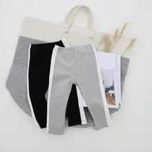 Хлопковые детские весенние штаны; детские леггинсы; детские брюки для мальчиков и девочек; осенняя одежда для маленьких мальчиков; Одежда для новорожденных; одежда для маленьких детей