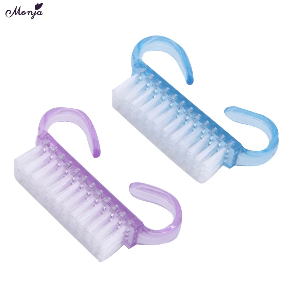

Claw Shape Handle Nail Cleaning Brush File Soft Remove Fingernail Dust Scrubbing Accessory Small Angle Clean Care Tools