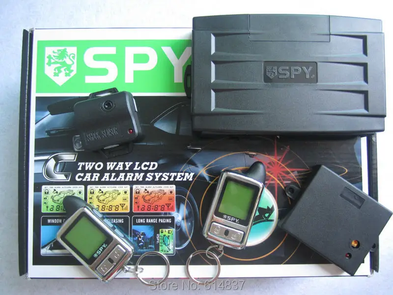 Дистанционный Старт Двигателя Автосигнализация + Микроволновый датчик SPY Two