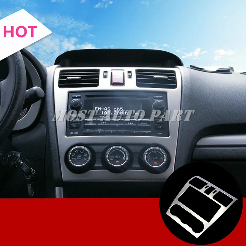 

Interior Center Console CD Panel Trim Cover 1pcs For Subaru Forester 2013-2014
