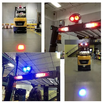 

20w Blue Spot Led forklift light 12-80v ATV UTV Fork truck warning work light Reverse Backup beacon hazard signal indicator lamp