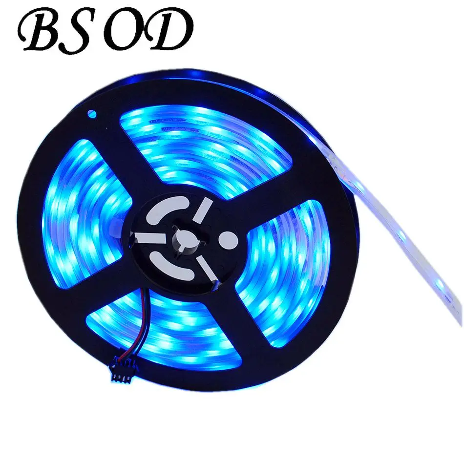 

BSOD Led Strip SMD 5050 Led Tape RGBW DC12V Waterproof IP67 30leds/m 1903IC Controller Flexible Magic Colorful Lighting