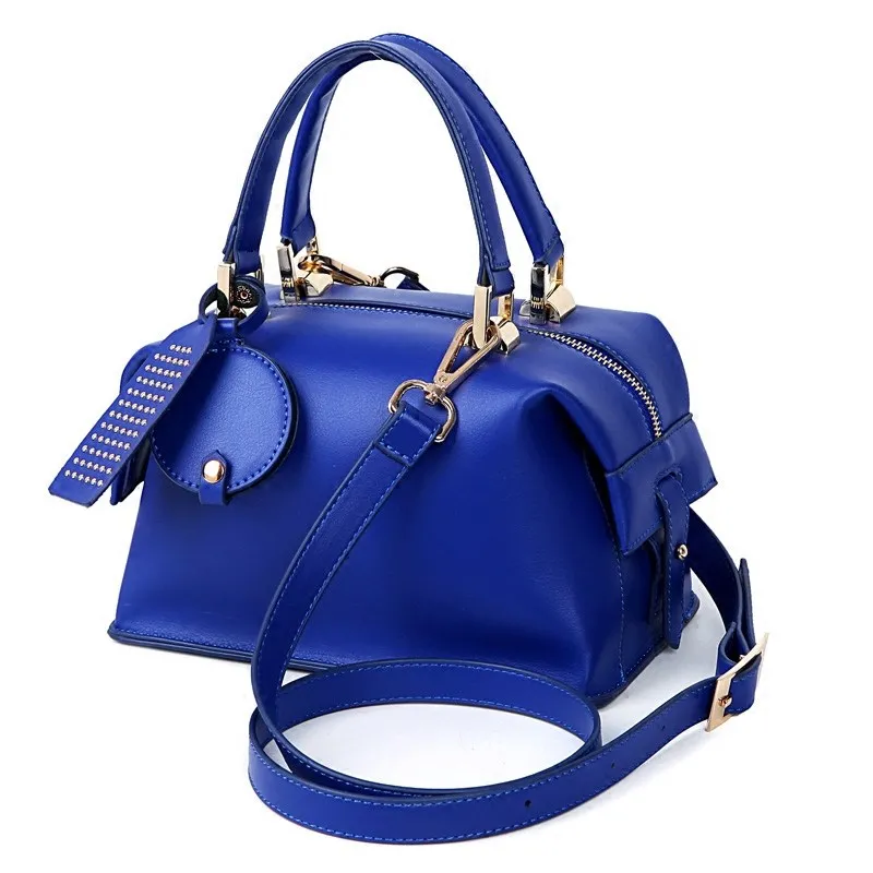 Women Luxury Designer Sapphire font b Handbag b font Occident Style Fashion Classic Boston Bag Ladies