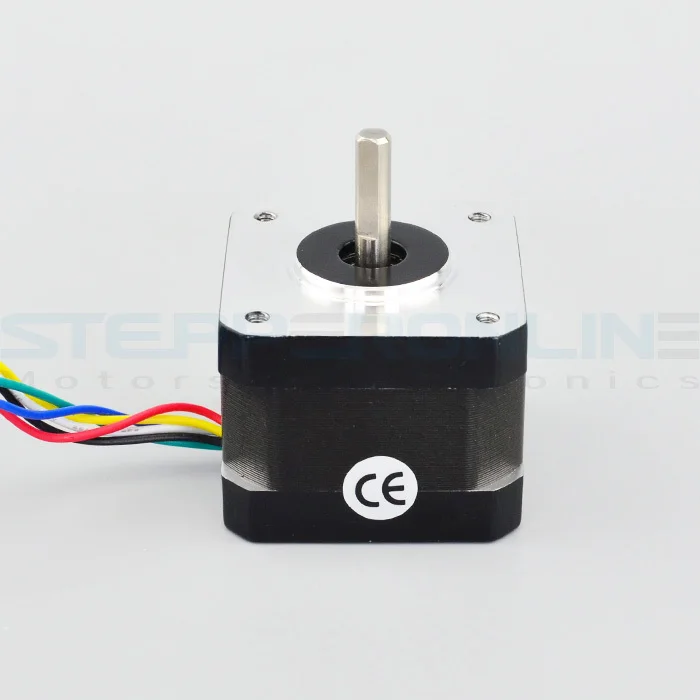 

Nema 17 Stepper Motor 12V Nema 17 0.9 deg Unipolar 0.31A 16Ncm(22.7oz.in) D-cut Shaft 42x42x34mm for 3D Printer