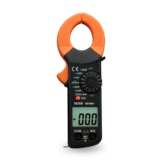 

VICTOR 6016B+ Digital Multimete VC6016B+ 3/4 digit Auto Range Temperature Tester Streamline Design & Large LCD Display