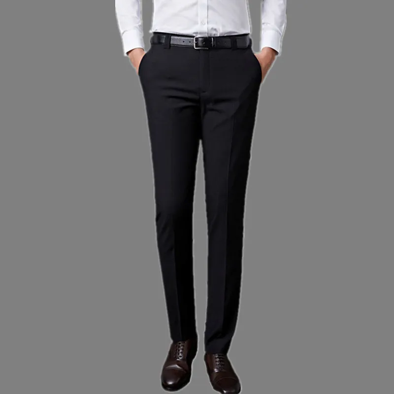 Luxury Mens Suit Pants Fashion Dress 