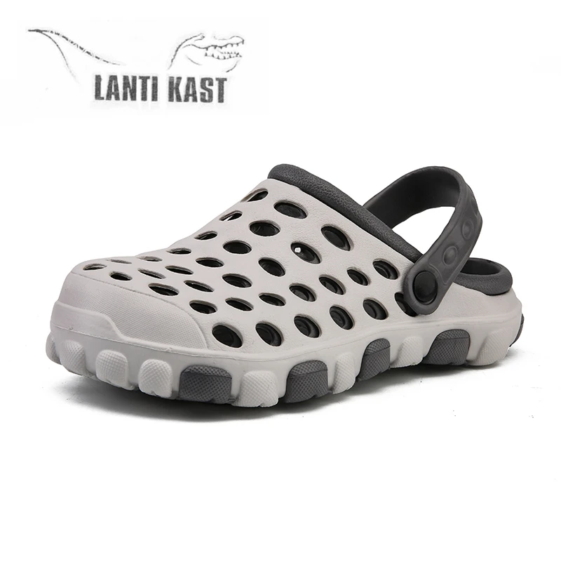 

Comfortable Men Hole Sandals Summer Outdoor Beach Shoes Men Slip On Casual Water Shoes Slippers Aqua Shoes