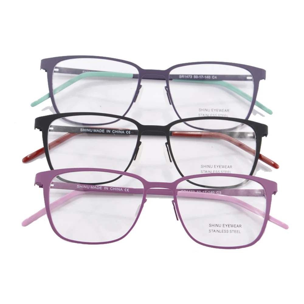 Оправа для очков женская черная/синяя/фиолетовая 1473|women eyeglass frames|frames cleareyeglass frames |