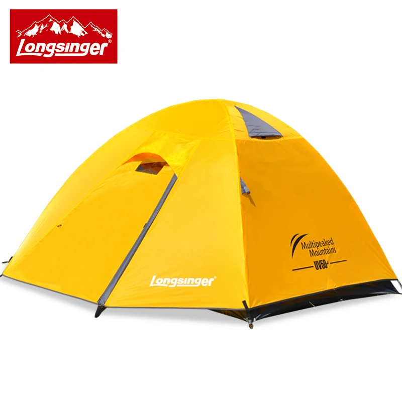 Longsinger/ультра-светильник 3 4 двухслойный алюминиевый стержень профессиональный открытый кемпинг туристическая палатка