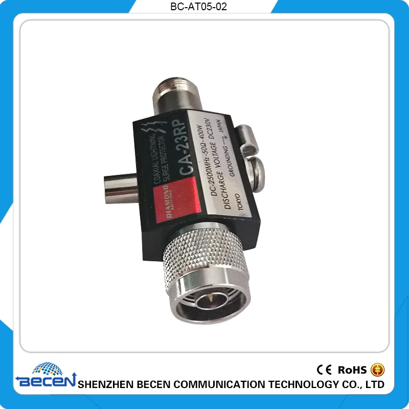 400W Coaxial Lightning Arrester Surge Protector, Radio Connector