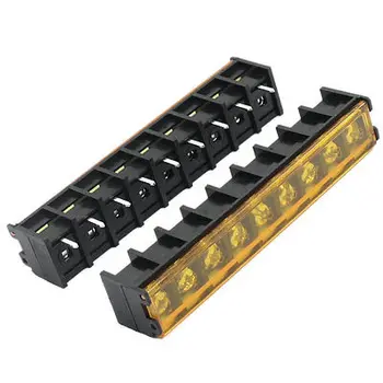 

300V 30A 9.5mm 9-Position PCB Screw Terminal Barrier Block Connector 10 Pcs