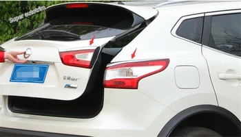 

Lapetus Accessories For Nissan Qashqai J11 2014 2015 2016 ABS Chrome Rear Tail Lamp Light Lid Cover Trim / Streamer Molding