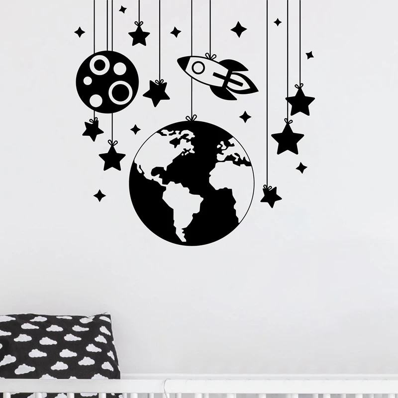 PIRATE SHIP GiaNT WALL DECALS Boys Baby Nursery Stickers Kids Bedroom Decor