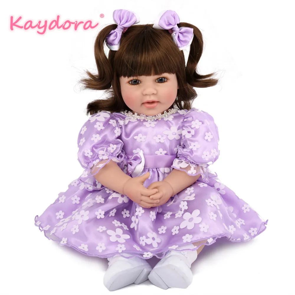 Восхитительная кукла принцессы Kaydora 50 см Реалистичная lol Кукла Reborn bebe из мягкого