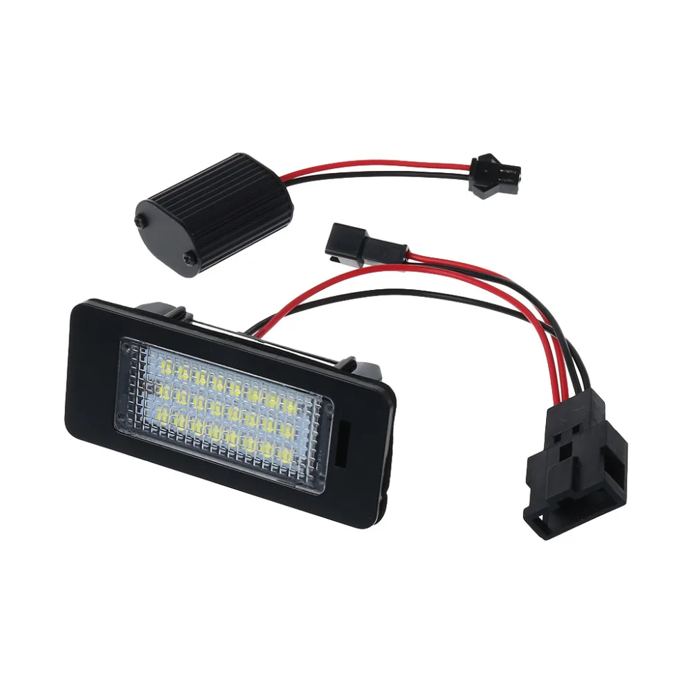 License Plate Light 24 SMD LED No Error For Audi A4 B8 S4 A5 S5 Q5 S TT