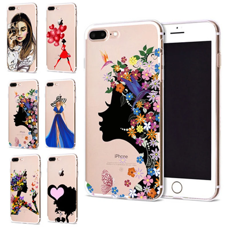 Чехол для Apple iPhone 6 6S 7 Plus X 10 милый мягкий чехол из ТПУ Оригинальный 8 B325 |