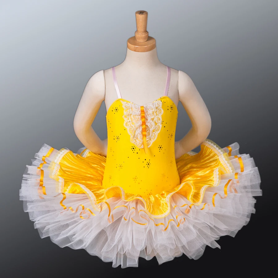 Child Yellow Ballet Tutu Girls Practice Ballet Tutu Ballet Professional