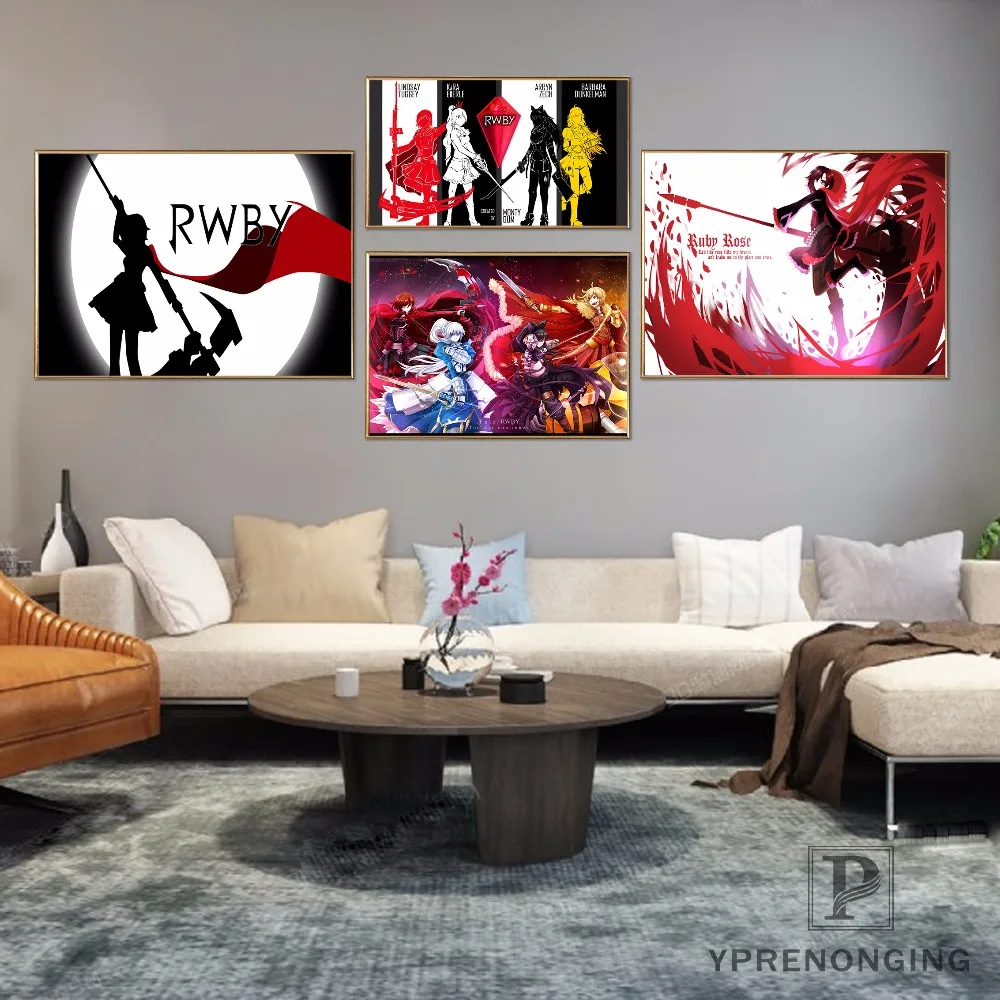 

Custom Rwby Future Home Decor Canvas Printing Silk Fabric Print Wall Poster No Frame 180317@83