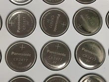 5pcs/lot New Original Panasonic CR2477 CR 2477 3V High Performance High Temperature Resistant Button Coin Battery Cell Batteries