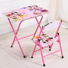 Детские столы, домашние хозяйства, детские школьные парты и стулья, складные и Подъемные столы и стулья, мультяшный дизайн, студенческие