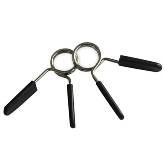 Super sell 2 X Standard 1" Weight Bar Spring Collar Clips Dumbbell