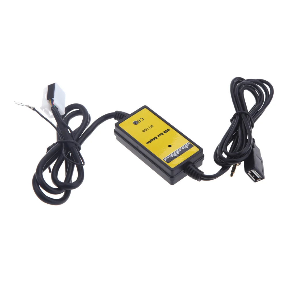 Авто 12Pin USB SD карта Aux-in адаптер MP3 плеер Радио Интерфейс для VW Polo Jetta Passat Golf GTI Touran Audi A4 Skoda Seat